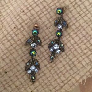 Sparkling dangly earrings